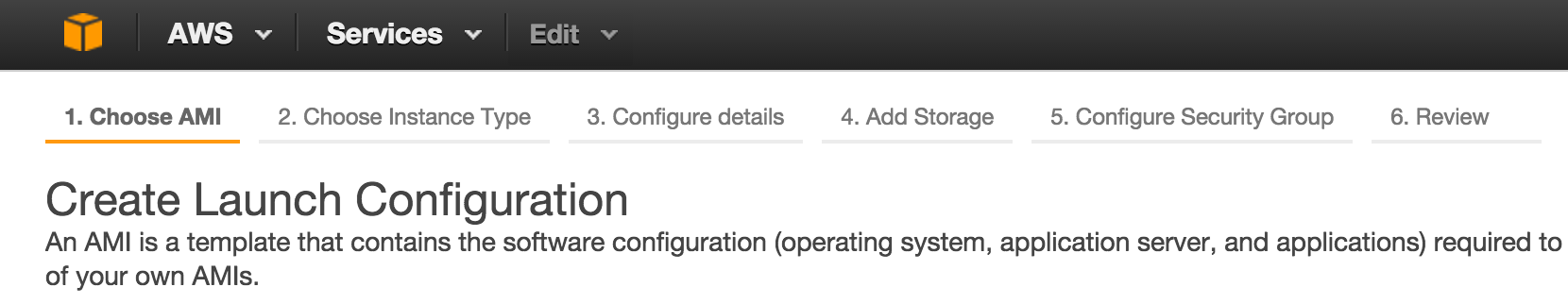 AWS Launch Config