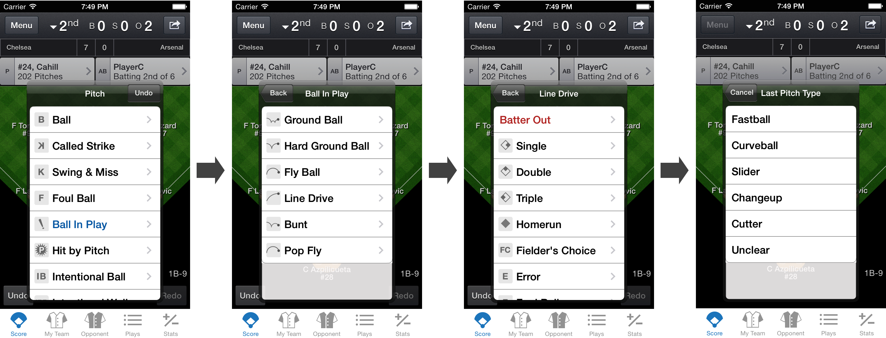 Baseball scorekeeping